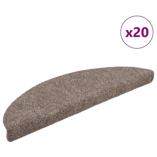 vidaXL Preproge za stopnice samolepilne 20 kosov krem 56x17x3 cm Cene