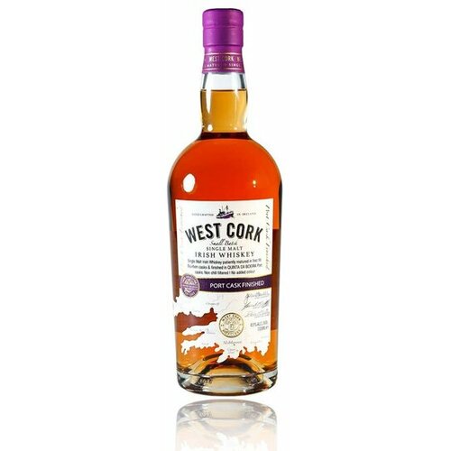 WEST Cork single malt port barrel irish whiskey 0.7l Cene