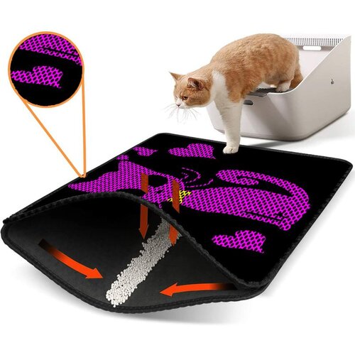 WALLXPERT Nrszn0134 multicolor cat litter mat Cene