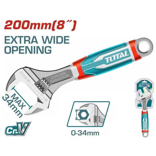 Total Francuski ključ 200mm THT101086 Cene