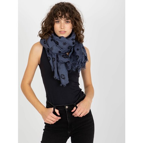 Fashion Hunters Women's scarf with print - blue Slike