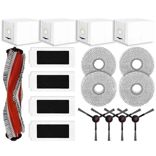 INORCO Za M12 Pro+ / M12 Ultra Plus Nadomestni deli Dodatki Glavna stranska krtaa Hepa Filter Mop Pad Vreka za prah, (21981467) Slike