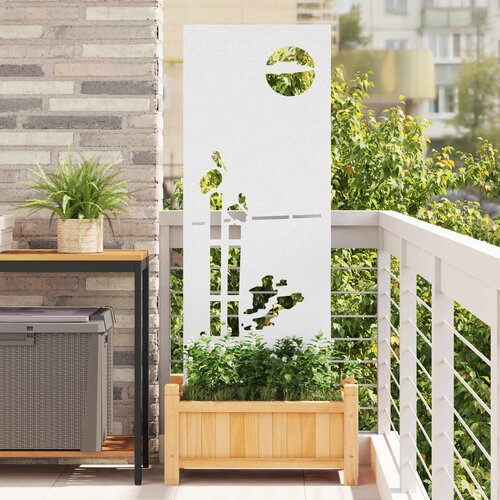 Privatnost u vrtu Bijelo 50 x 140 cm Hladno valjana čelična Cijene