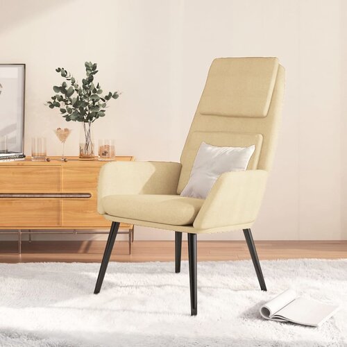 The Living Store Stol za sproščanje krem blago - Stol Za Sproščanje, (21420362) Cene