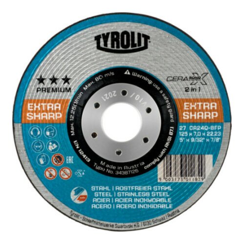 Tyrolit brusna ploča 125x4 premium ( 34401841 ) Cene