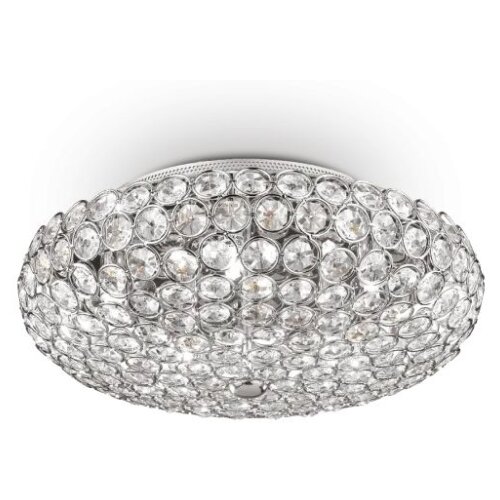 Ideal lux - led kristalno plafonsko svetlo king 5xG9/3W/230V prečnik 38 cm hrom Slike