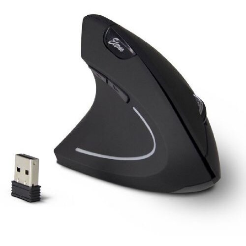 Inter-tech Eterno KM-206L USB brezžična za levičarje optična vertikalna miška Cene
