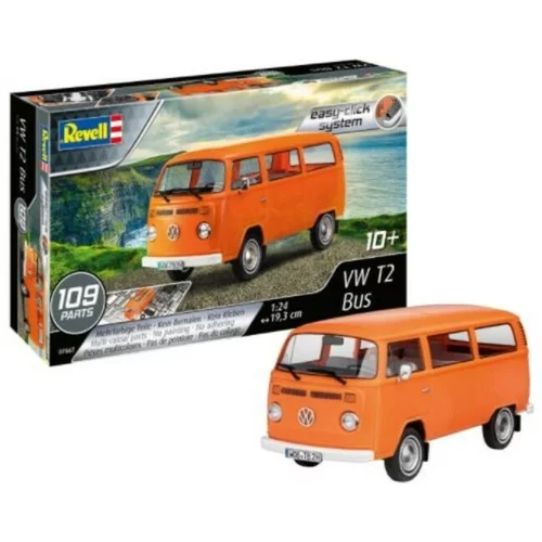 Revell model avtomobila VW T2 Bus (easy click) - 180