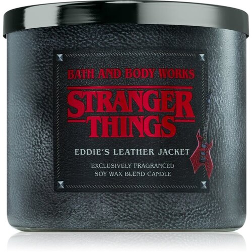 Bath & Body Works Stranger Things Eddie's Leather Jacket dišeča sveča 411 g Cene