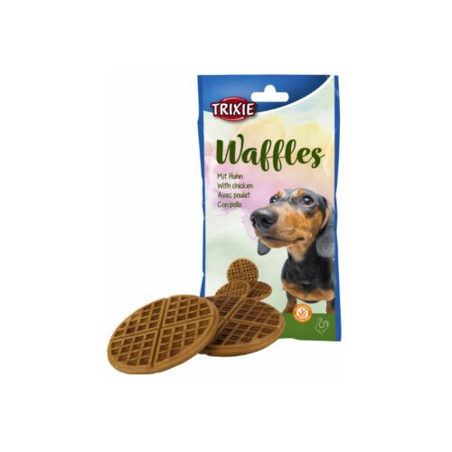 Trixie waffles chicken 100g Slike