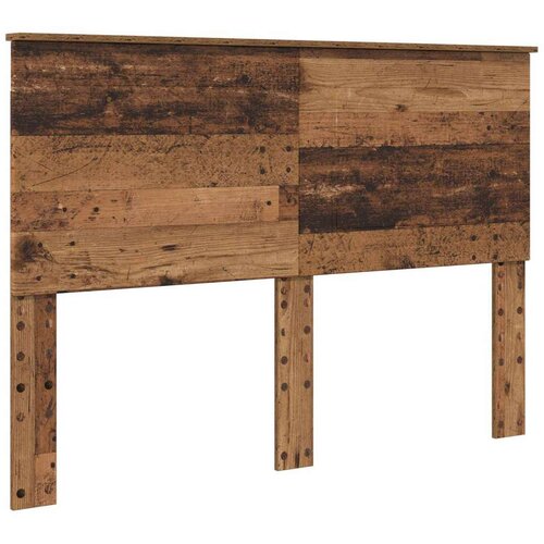  Okvir za krevet s uzglavljem Staro drvo 150 x 200 cm Slike