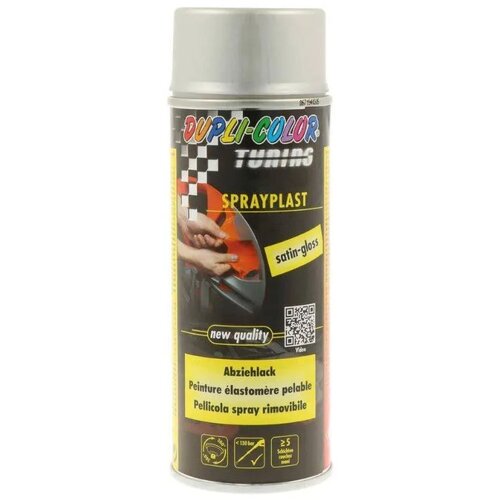  SPREJ PLASTI DIP SREBRENI SJAJ DUPLI COLOR 400ml Slike