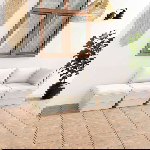  Garnitura iz palet 3-delna z blazinami smrekovina Cene