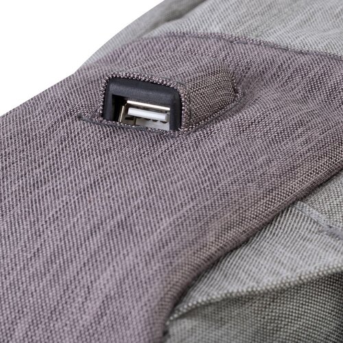 Rivacase 7562 grey/mocha anti-theft Laptop backpack 15.6 Slike