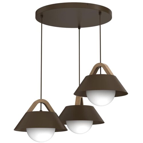  luster na sajli funda 3xE27/15W/230V braon Cene