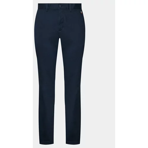 Tommy Jeans Chino hlače Austin DM0DM18339 Mornarsko modra Slim Fit
