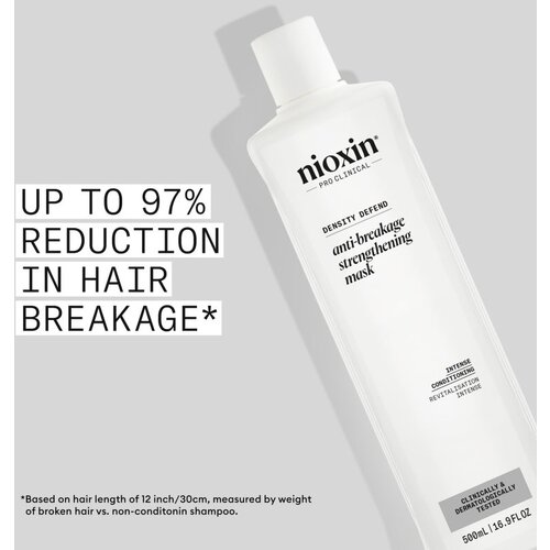 Nioxin Density Defend Anti-breakage Strengthening Mask maska za okrepitev las za po&amp;scaron;kodovane in krhke lase 500 ml Slike