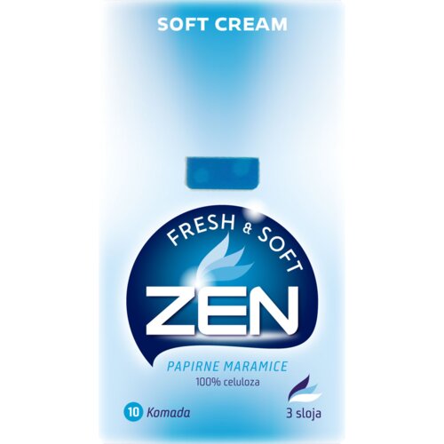 Zen Papirne maramice Soft cream, Troslojne Slike