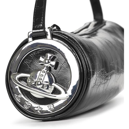 Vivienne Westwood Torbice za na ramo CINDY CYLINDER BAG Črna Slike