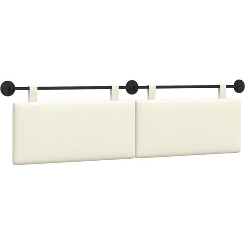  Držeće uzglavlje Zidne Krema 170 x 55 x 5 cm Kordura tekstil - Krema 160 cm bez LED Slike
