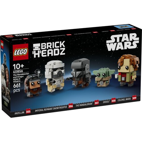Lego BrickHeadz - Mandalorijanac i Grogu: saveznici i zlikovci (40856) Slike