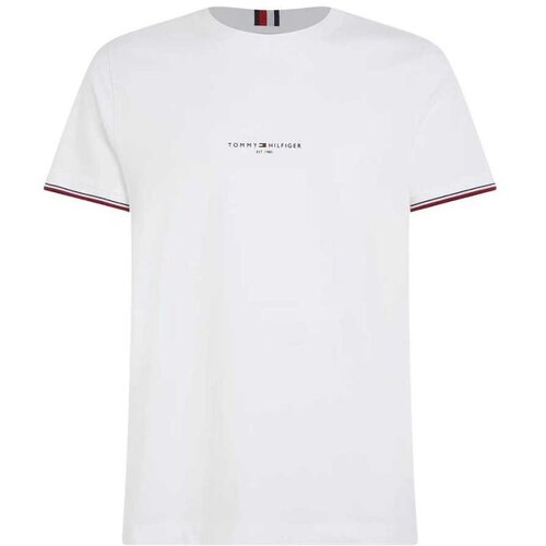 Tommy Hilfiger bela muška majica THMW0MW32584-YBR Cene