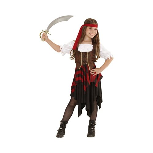Widmann Otro&amp;scaron;ki kostum, piratka - 116 cm / 4 - 5 let Slike