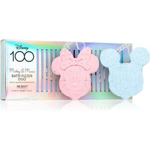 Mad Beauty Disney 100 Mickey &amp;amp; Minnie bomba za kupanje za u kadu 2x100 g Slike