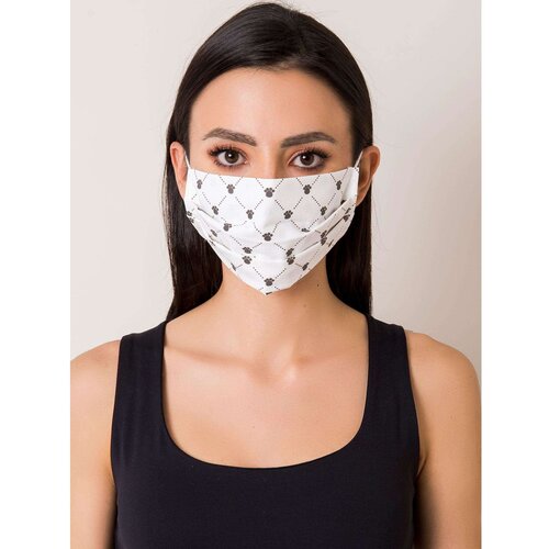 Fashion Hunters White protective mask made of cotton Cene