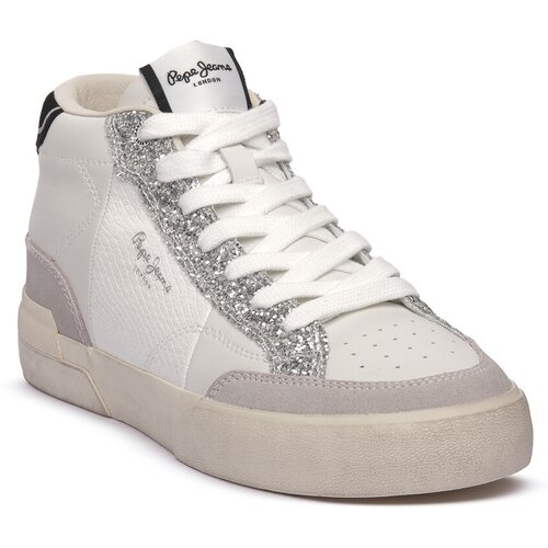 PepeJeans Visoke superge 803 MILAN DISCO W Bela Slike