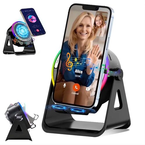  Bluetooth zvučnik sa držačem za telefon za sto i police Cene