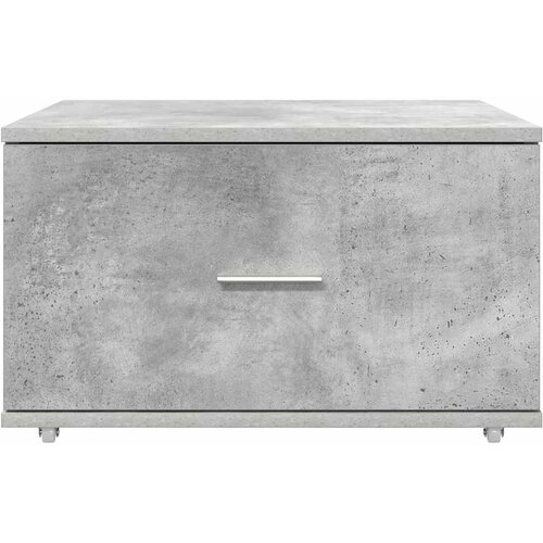  Ormar s ladicama s kotačem Betonski sivi 55 x 45 x 31 cm Slike