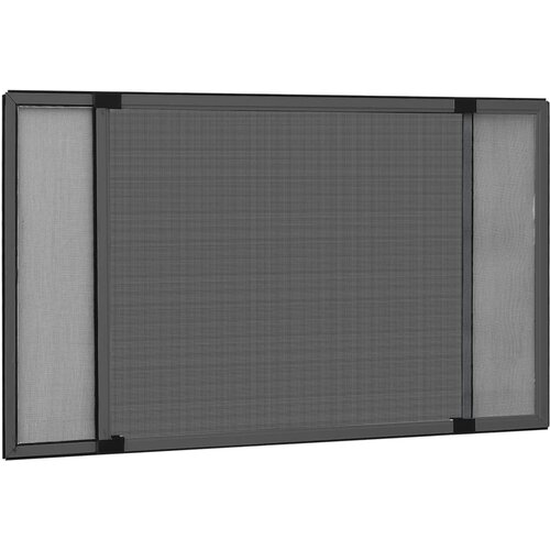 VidaXL Raztegljiv komarnik za okna antraciten (75-143)x50 cm Slike