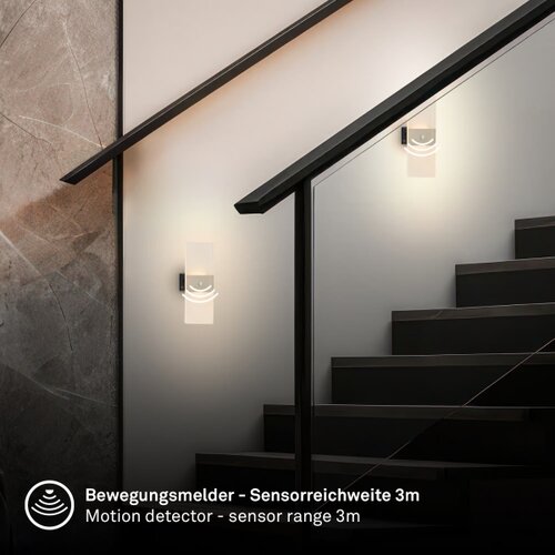 BRILONER 3888012 - punjivo led zidno svetlo sa senzorom aura, led 2,5 w / 5 v, 1800 mah, mat Slike