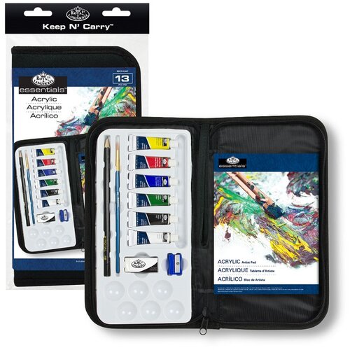 Royal & Langnickel Set akrilnih boja Essentials u peratonici - 13 dijelova (set Royal &) Cijene