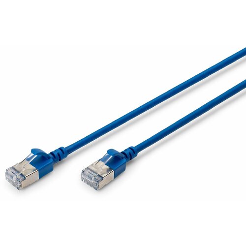 Digitus patch slim FTP CAT.6A 0,5m moder, (5000219102) Cene