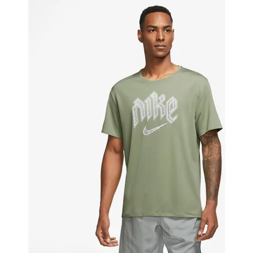 Nike DF RUN DVN MILER SS Muška majica, svijetlo zelena, veličina