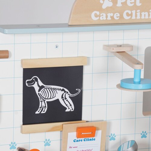 Kinder Home Igračka za dečiju veterinarsku kliniku - Veterinarski centar sa dodacima i pli&amp;scaron;anim psom Slike