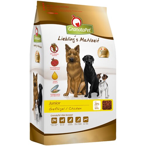 Granatapet Liebling's Mahlzeit Junior perutnina - 10 kg Cene