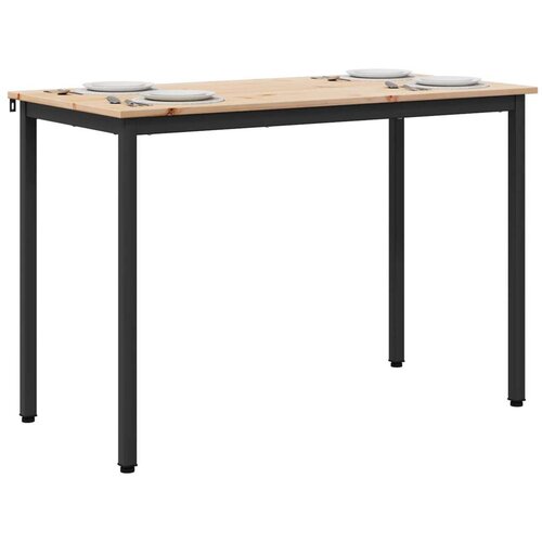  Stol za objedovanje Prirodna 110 x 55 x 75 cm Slike