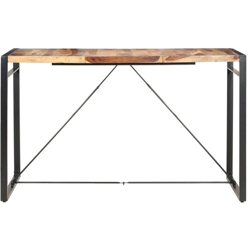  Barski stol od masivnog drva akacije 180 x 90 x 110 cm Slike