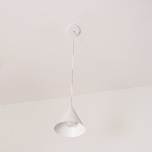  Visilica na sajli ETNA II 1xE27/15W/230V, prečnik 18,5 cm, bela Slike