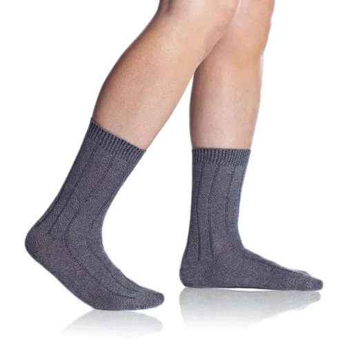 Bellinda BAMBOO CASUAL UNISEX SOCKS - Winter bamboo socks - gray highlights