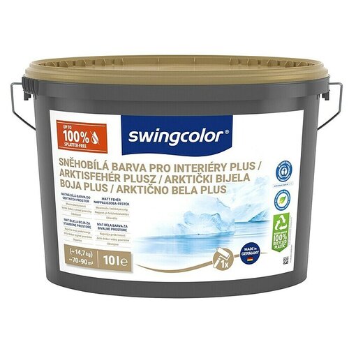 SWINGCOLOR Stenska barva (Bela, Mat, 10 l, Primerno za alergike) Slike