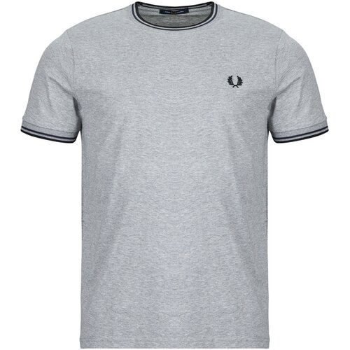 Fred Perry TWIN TIPPED T-SHIRT Siva Slike