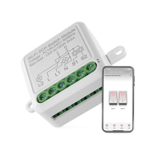  GoSmart stikalni modul IP-2102SW, WiFi, 2-kanalni Slike