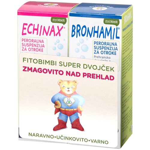 Fitobimbi super dvojček Echinax 200ml + Bronhamil 200ml Slike