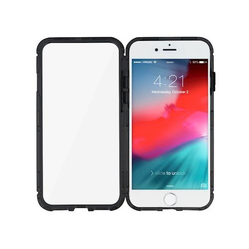 NOBRAND Etui Magnetic Full Glass za iPhone XS Max - črn Cene