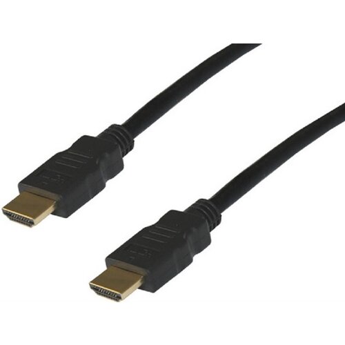 Assmann HS HDMI priključni kabel [1x HDMI-utikač &amp;lt;=&amp;gt; 1x HDMI-utikač] 2m, crn, AK Slike