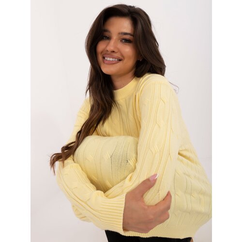 Wool Fashion Italia Sweater-AT-SW-2343.88-light yellow Slike